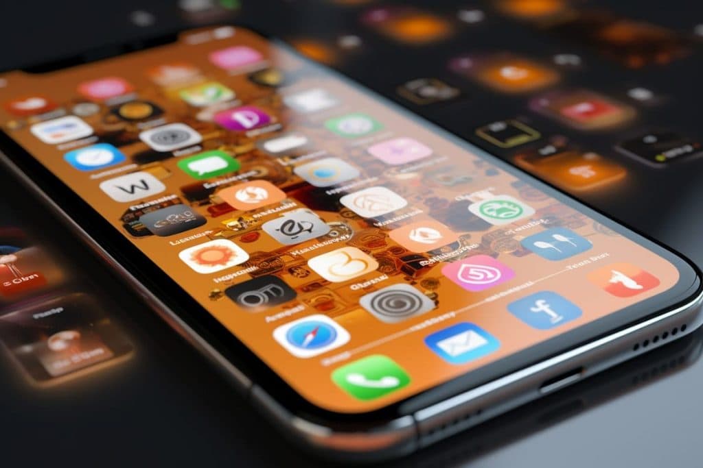 Abstract image representing mobile app development